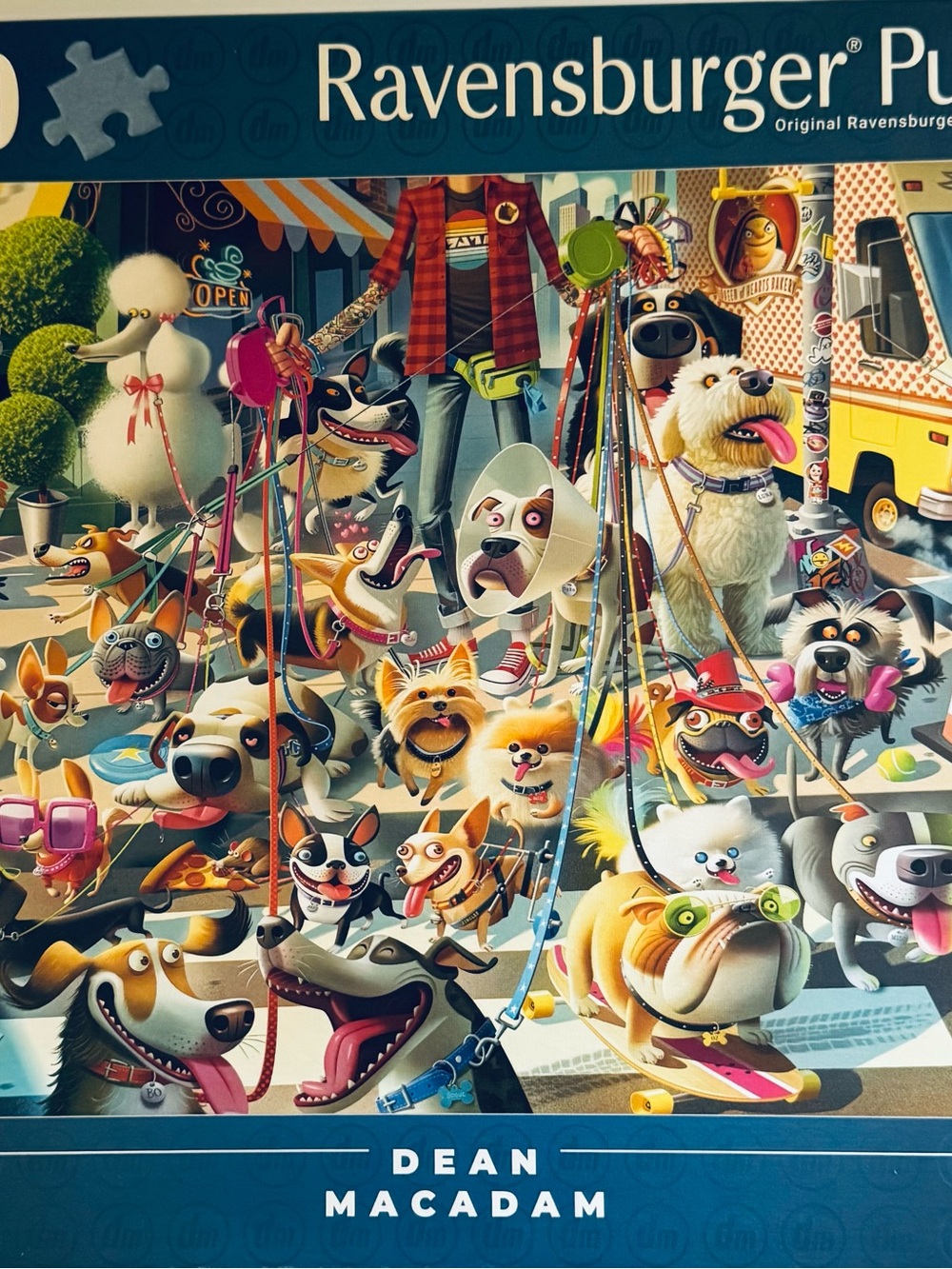 Ravensburger Dean MacAdam Dogs Puzzle, Puzzle was opened and never made